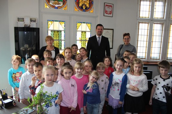 Wizyta przedszkolaków w Urzędzie Miasta