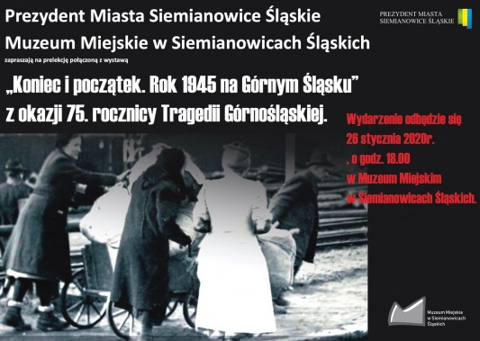 Tragedia Górnośląska 1945 roku - plakat
