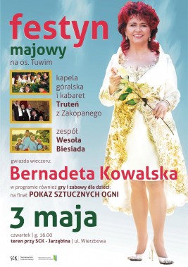 Festyn majowy - plakat