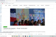 Monitor - zdjęcie młodzieży - Tydzień Europejski w Matei