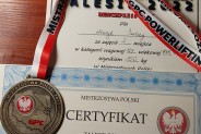 Dyplom i medal z Mistrzostw Polski PUTS