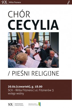 Koncert chóru CECYLIA - plakat