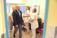 Wiceminister zdrowia Krzysztof Łanda w Szpitalu Miejskim