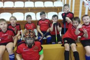 drużyna dzieci HKS "Siemianowiczanka"na halowym turnieju rozpoczęcia sezonu halowego w…