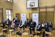 Uczniowie II LO im. Jana Matejki w Siemianowicach Śląskich na uroczystości z okazji rozpoczęcia…