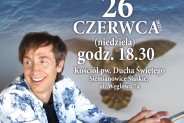 Plakat zapraszający na koncert Grzegorza Kloca