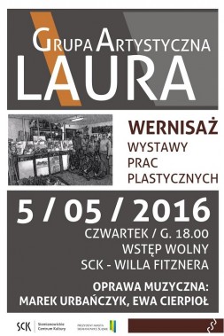 Wernisaż Grupy Artystycznej LAURA - plakat