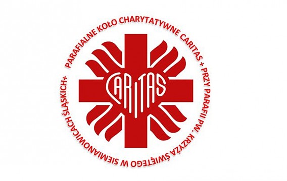 Logo Parafialnego Koła Charytatywnego CARITAS przy parafii pw. Krzyża Świętego w Siemianowicach…