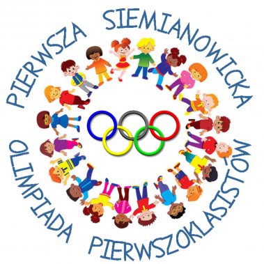 Logo Siemianowickiej Olimpiady Sześciolatków "Na sportowo i wesoło"