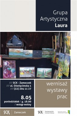 Wernisaż wystawy Grupy Artystycznej LAURA - plakat