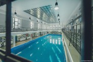 Odnowiona niecka pływacka zrewitalizowanej Pływalni Miejskiej w Siemianowicach Śląskich.
