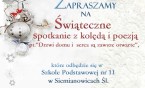 SP 11 zaprasza na spotkanie z kolędą i poezją