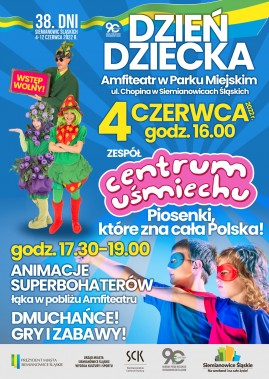 Dzień Dziecka w Siemianowicach Śląskich - plakat