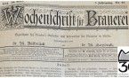 Muzealny eksponat online: Wochenschrift für Brauerei – Tygodnik dla browarów