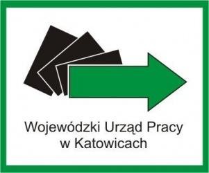 Wojewódzki Urząd Pracy w Katowicach. Zielony logotyp.