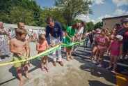Inauguracja Wodnego Placu Zabaw dla najmłodszych w MDK im. dr. H. Jordana.
