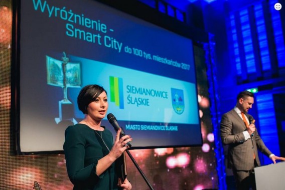 Zastępca prezydenta miasta Agnieszka Gładysz na Gali Smart City
