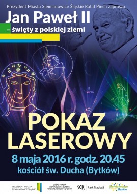"Jan Paweł II - Święty z polskiej ziemi" - plakat