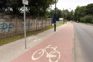 Ścieżka rowerowa przy ulicy Michałkowickiej