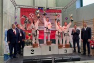 Daria Dobkowska - Szefer na najwyższym stopniu podium mistrzostw Polski seniorek w kuyokushin karate