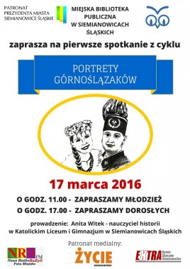 Portrety Górnoślązaków - plakat