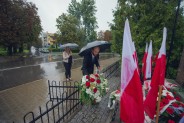 Radni Rady Miasta Składają Wieniec przed Pomnikiem Obrońców Kopalni "Michał"