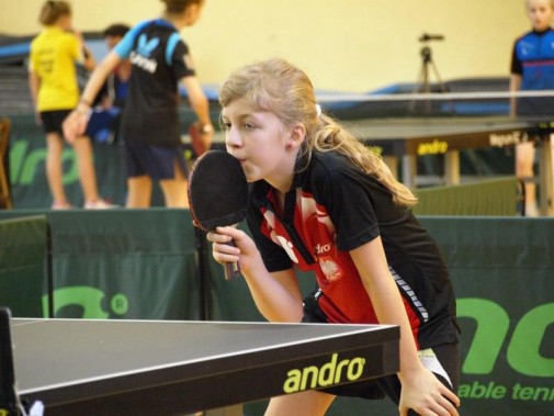 Młoda siemianowicka tenisistka stołowa, Zuzanna Tomanek zajęła 6 miejsce w silnie obsadzonym…