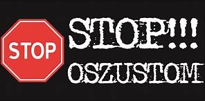 Plakat akcji "Stop oszustom"