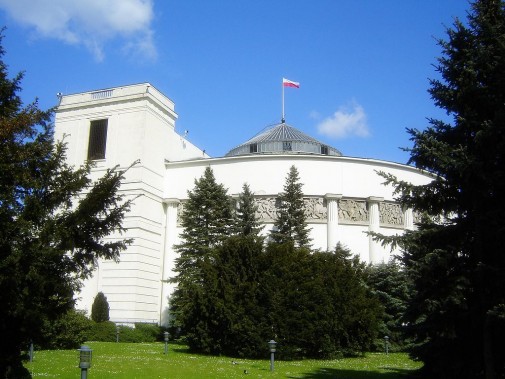 Budynek Sejmu RP przy ulicy Wiejskiej