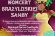 Plakat zapraszający na koncert muzyki brazylijskiej