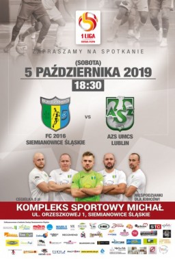 Plakat FC 2016 Siemianowice - AZS UMCS Lublin
