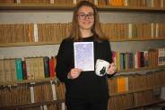 Julia Copik uczennica dziennikarsko-menadżersko-językowej klasy Ia LO w ZSTiO „Meritum”.