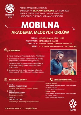 Plakat - Mobilna Akademia Młodych Orłów