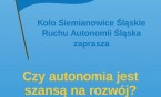 Autonomia Górnego Śląska – Czy autonomia jest szansą na rozwój? Spotkanie w Willi Fitznera.