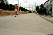 Odbiór "techniczny" nowej nawierzchni ulicy Mysłowickiej w rejonie Kolonii Wojewódzkiej.