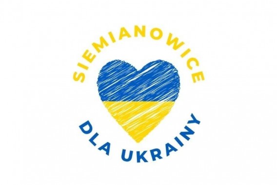 Logotyp Siemianowice dla Ukrainy.