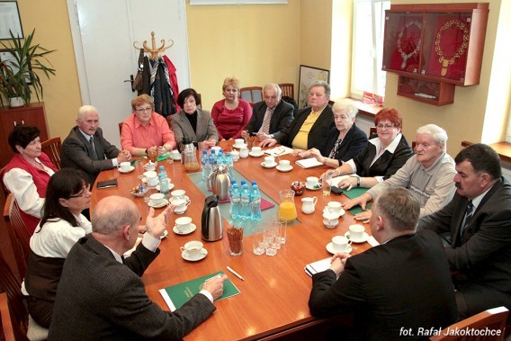 Siemianowicka Rada Seniorów w czasie posiedzenia