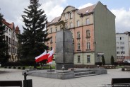 Pomnik powstańców śląskich na rynku w Siemianowicach Śląskich