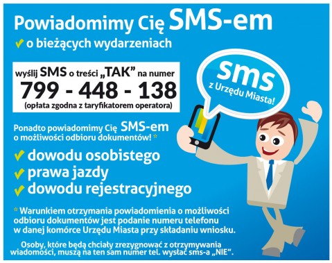 Nowy numer dostępowy SMS