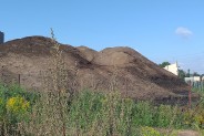 Składowisko biomasy należące do CEZ-u.