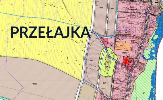Przełajka - mapa