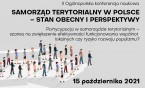 Zapraszamy do udziału w bezpłatnej ogólnopolskiej konferencji pt. „Samorząd terytorialny w Polsce…