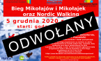 Bieg Mikołajów i Mikołajek oraz Nordic Walking ODWOŁANY