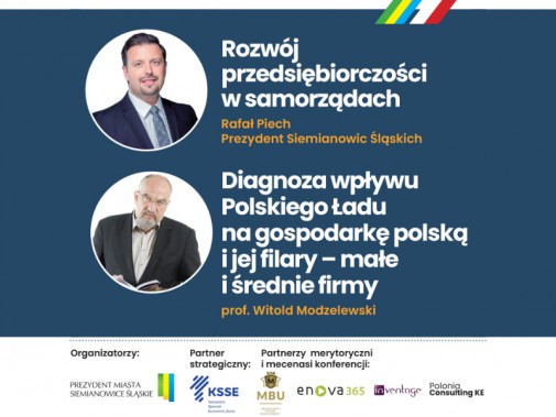 Plakat_konferencji_Mala_i_srednia_firma_w_polskim_ladzie_rafal_piech_witold_modzelewski
