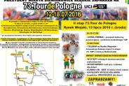 Plakat zapraszający na Tour de Pologne