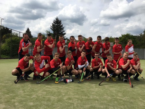 Młodzieżowa reprezentacja Polski w hokeju na trawie po turnieju w Bratysławie