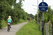 Ścieżka rowerowa przy cmentarzu i osiedlu Nowy Świat w Siemianowicach Śląskich