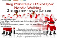 Bieg Mikołajek i Mikołajów - plakat