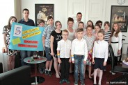 Wizyta uczniów z SP 5 w Urzędzie Miasta, w ramach Europejskiego Dnia Sąsiada.