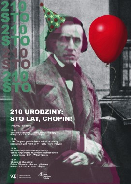 Urodziny Chopina w SCK - plakat